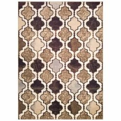 Cheap ✔️ Miranda Haus Auden Non-Slip Geometric Trellis Foldable Washable Area Rug Ivory 🔔 -Miranda Haus Shop unnamed file 2731