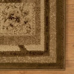 Best reviews of 🔥 Miranda Haus Minimalist Modern Floral Power-Loomed Indoor Area Rug Taupe ✔️ -Miranda Haus Shop unnamed file 278