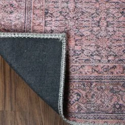 Budget 🎉 Miranda Haus Vintage Oriental Medallion Power-Loomed Indoor Area Rug Garnet Red 🛒 -Miranda Haus Shop unnamed file 2800