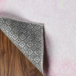 Best deal 💯 Miranda Haus Nursery Polyester Indoor Anti-Skid Kids' Area Rug Baby Blue ⌛ -Miranda Haus Shop unnamed file 2820