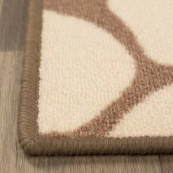 Promo ✔️ Miranda Haus Non-Slip Priestly Kids' Washable Indoor Area Rug, Beige Tan ✨ -Miranda Haus Shop unnamed file 285