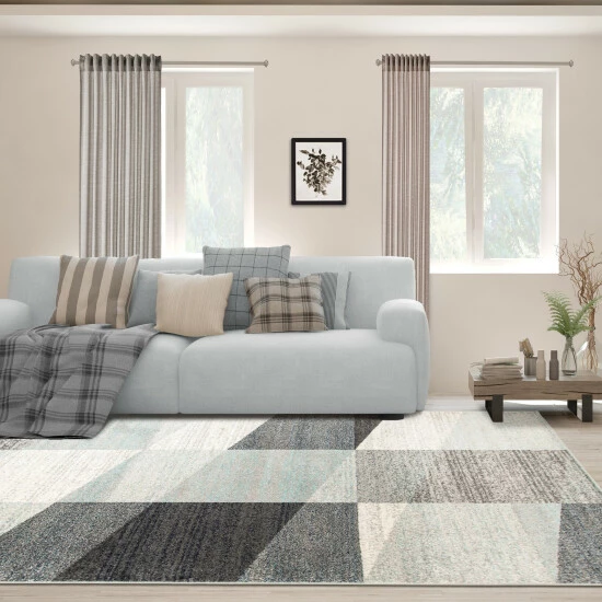 Outlet π Miranda Haus Clara Modern Geometric Abstract Area Rug Light Blue/gray β 3 Outlet π Miranda Haus Clara Modern Geometric Abstract Area Rug Light Blue/gray β