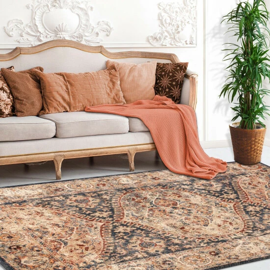 Hot Sale ⌛ Miranda Haus Sibylla Vintage Ornamental Area Rug Beige ⌛ 9 Hot Sale ⌛ Miranda Haus Sibylla Vintage Ornamental Area Rug Beige ⌛ - Image 7