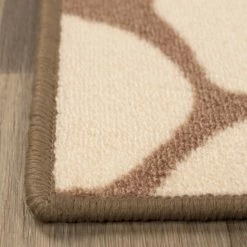 Promo ✔️ Miranda Haus Non-Slip Priestly Kids' Washable Indoor Area Rug, Beige Tan ✨ -Miranda Haus Shop unnamed file 290