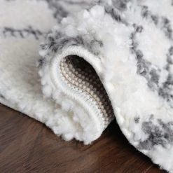 Brand new ✨ Miranda Haus Boho Geometric Diamonds Indoor Plush Shag Area Rug Black/cream ⌛ 15 Brand new ✨ Miranda Haus Boho Geometric Diamonds Indoor Plush Shag Area Rug Black/cream ⌛ -Miranda Haus Shop unnamed file 2906
