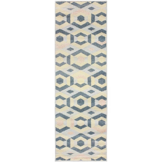Wholesale π Miranda Haus Polygon Modern Geometric Indoor Area Rug Collection Light Blue β€οΈ 6 Wholesale π Miranda Haus Polygon Modern Geometric Indoor Area Rug Collection Light Blue β€οΈ - Image 4