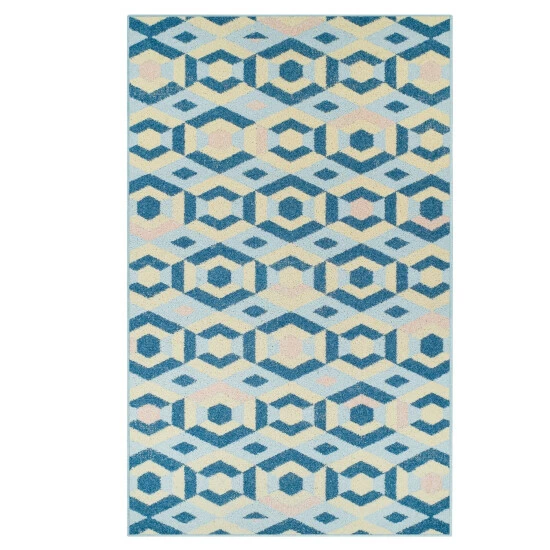 Wholesale π Miranda Haus Polygon Modern Geometric Indoor Area Rug Collection Light Blue β€οΈ 10 Wholesale π Miranda Haus Polygon Modern Geometric Indoor Area Rug Collection Light Blue β€οΈ - Image 8