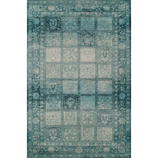 Brand new 𧨠Miranda Haus Dexter Geometric Medallion Indoor Area Rug Collection Light Blue β 5 Brand new 𧨠Miranda Haus Dexter Geometric Medallion Indoor Area Rug Collection Light Blue β - Image 3