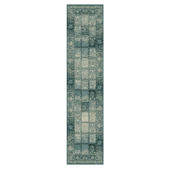 Brand new 𧨠Miranda Haus Dexter Geometric Medallion Indoor Area Rug Collection Light Blue β 6 Brand new 𧨠Miranda Haus Dexter Geometric Medallion Indoor Area Rug Collection Light Blue β - Image 4