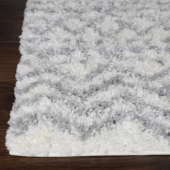 Cheap ✔️ Miranda Haus Boho Geometric Indoor Plush Shag Area Rug Cream/black 😀 -Miranda Haus Shop unnamed file 2959