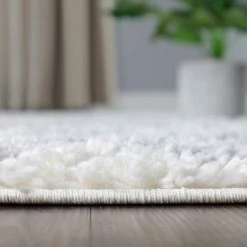 Cheap ✔️ Miranda Haus Boho Geometric Indoor Plush Shag Area Rug Cream/black 😀 -Miranda Haus Shop unnamed file 2963