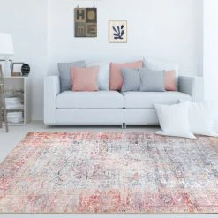 Cheapest 🎁 Miranda Haus Distressed Rustic Oriental Indoor Polyester Area Rug Charcoal 🔥 -Miranda Haus Shop unnamed file 2998