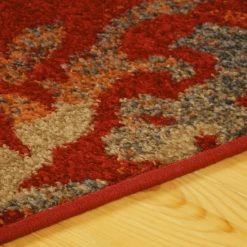 Hot Sale 😉 Miranda Haus Lafayette Modern Floral Damask Indoor Area Rug Collection Maroon 😀 -Miranda Haus Shop unnamed file 3002