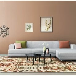 Hot Sale 😉 Miranda Haus Lafayette Modern Floral Damask Indoor Area Rug Collection Maroon 😀 -Miranda Haus Shop unnamed file 3006