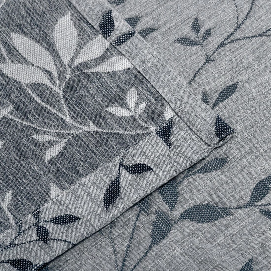Top 10 π Decorative Vintage Leaves Jacquard Curtain Set With 2 Panels By Miranda Haus Black-white β 9 Top 10 π Decorative Vintage Leaves Jacquard Curtain Set With 2 Panels By Miranda Haus Black-white β - Image 7