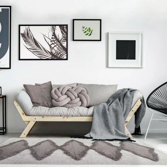 Hot Sale β Miranda Haus Bohemian Diamond Handmade Wool Indoor Area Rug With Cotton Backing And Fringes Slate π 4 Hot Sale β Miranda Haus Bohemian Diamond Handmade Wool Indoor Area Rug With Cotton Backing And Fringes Slate π - Image 2