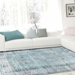Budget π₯ Miranda Haus Oriental Vintage Medallion Power-Loomed Indoor Area Rug Baby Blue π₯ 16 Budget π₯ Miranda Haus Oriental Vintage Medallion Power-Loomed Indoor Area Rug Baby Blue π₯ -Miranda Haus Shop unnamed file 3038