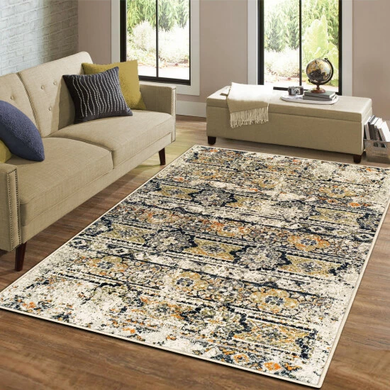 Promo β Miranda Haus Zebrina Modern Floral Abstract Indoor Area Rug Cream π 9 Promo β Miranda Haus Zebrina Modern Floral Abstract Indoor Area Rug Cream π - Image 7