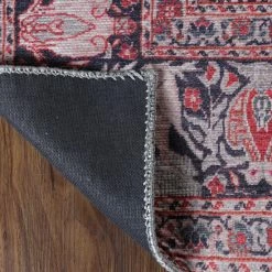 Hot Sale 👏 Miranda Haus Bohemian Oriental And Nature Indoor Polyester Area Rug Charcoal 💯 -Miranda Haus Shop unnamed file 3065