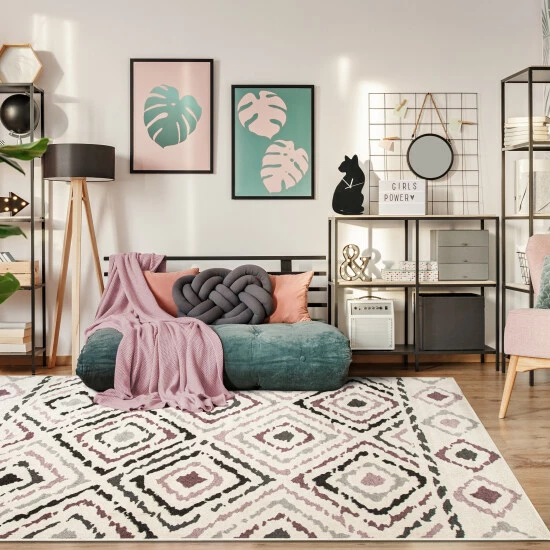 Wholesale π Miranda Haus Tularosa Modern Diamonds Area Rug Sorbet π 8 Wholesale π Miranda Haus Tularosa Modern Diamonds Area Rug Sorbet π - Image 6