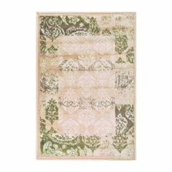 Outlet ❤️ Miranda Haus Modern Paisley Geometric Polypropylene Indoor Area Rug Beige ⌛ -Miranda Haus Shop unnamed file 3151