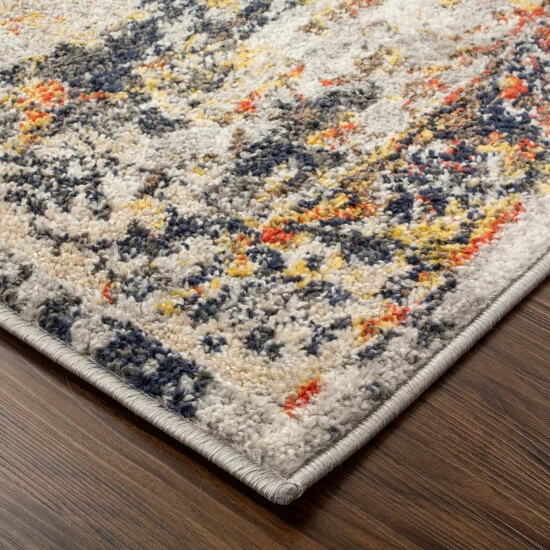 Brand new β Miranda Haus Altair Distressed Abstract Florals Area Rug Charcoal π 5 Brand new β Miranda Haus Altair Distressed Abstract Florals Area Rug Charcoal π - Image 3