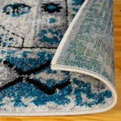 Promo ⌛ Miranda Haus Walsh Aztec Geometric Indoor Southwestern Area Rug Ocean Blue 🎉 -Miranda Haus Shop unnamed file 3172