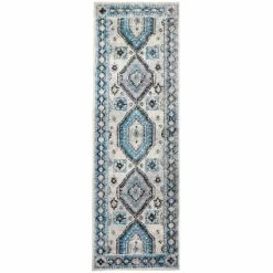 Promo ⌛ Miranda Haus Walsh Aztec Geometric Indoor Southwestern Area Rug Ocean Blue 🎉 -Miranda Haus Shop unnamed file 3173