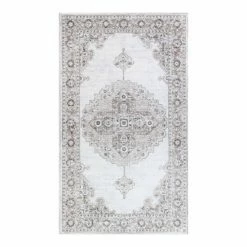 Promo 🔥 Miranda Haus Oriental Medallion Farmhouse Polyester Indoor Area Rug Grey 🤩 -Miranda Haus Shop unnamed file 3205