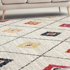 Best reviews of ✔️ Miranda Haus Anton Modern Geometric Lattice Area Rug Sandstone 🤩 -Miranda Haus Shop unnamed file 3219