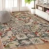Cheapest 👏 Miranda Haus Lani Teal Rustic Patchwork Polypropylene Indoor Area Rug 💯 -Miranda Haus Shop unnamed file 323