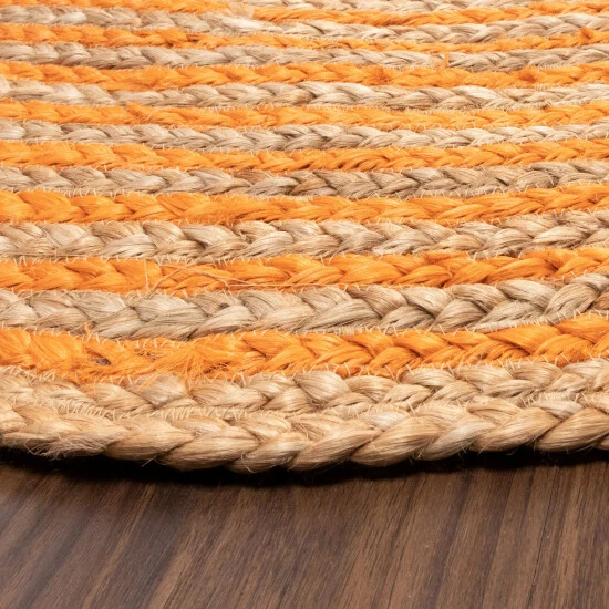 Flash Sale βοΈ Miranda Haus Handwoven Coastal Braided Jute Round Area Rug Burgundy π₯ 7 Flash Sale βοΈ Miranda Haus Handwoven Coastal Braided Jute Round Area Rug Burgundy π₯ - Image 5