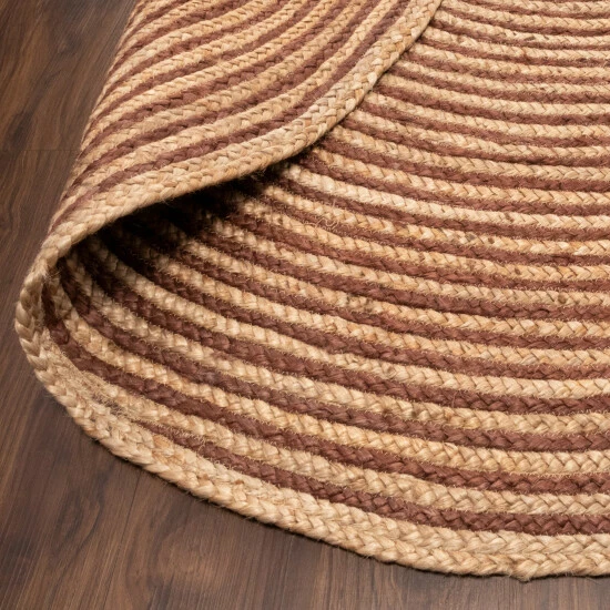 Flash Sale βοΈ Miranda Haus Handwoven Coastal Braided Jute Round Area Rug Burgundy π₯ 10 Flash Sale βοΈ Miranda Haus Handwoven Coastal Braided Jute Round Area Rug Burgundy π₯ - Image 8