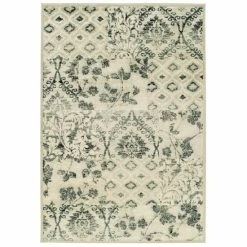 Cheap 👏 Miranda Haus Navan Abstract Geometric Floral Area Rug Collection Cream 😍 -Miranda Haus Shop unnamed file 3332