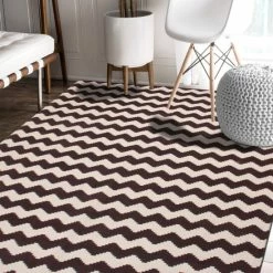 Cheapest 👏 Miranda Haus Chevron Modern Geometric Indoor Area Rug Collection Chocolate 🧨 -Miranda Haus Shop unnamed file 3335