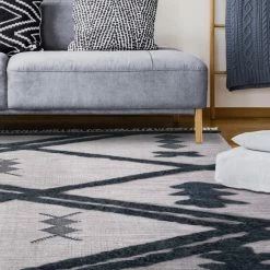 Promo 👏 Miranda Haus Modern Farmhouse Trellis Handmade Wool Indoor Area Rug With Cotton Backing And Fringes Charcoal 🔔 -Miranda Haus Shop unnamed file 3421