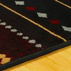 Coupon 😍 Miranda Haus Twilight Modern Geometric Indoor Area Rug Collection Maroon 💯 -Miranda Haus Shop unnamed file 3425