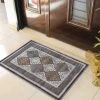 Wholesale 😉 Miranda Haus Floral Medallion Sculpted High-Low Pile Polyester Area Rug Brown/beige 🛒 -Miranda Haus Shop unnamed file 3438