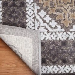 Wholesale 😉 Miranda Haus Floral Medallion Sculpted High-Low Pile Polyester Area Rug Brown/beige 🛒 -Miranda Haus Shop unnamed file 3440