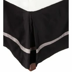 Cheapest ⭐ Miranda Haus Hotel 300 Thread Count Cotton 15-inch Drop Bed 👗 Skirt White/chocolate 🥰 -Miranda Haus Shop unnamed file 3448