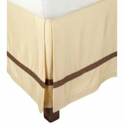 Cheapest ⭐ Miranda Haus Hotel 300 Thread Count Cotton 15-inch Drop Bed 👗 Skirt White/chocolate 🥰 -Miranda Haus Shop unnamed file 3450