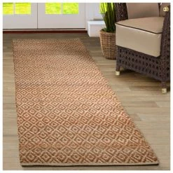 Deals 🧨 Miranda Haus Natural Jute Flatweave Diamond Reversible Black Area Rug Grey 😍 -Miranda Haus Shop unnamed file 3460