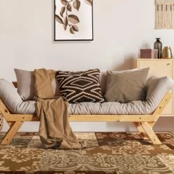 Cheap 🧨 Miranda Haus Floral Geometric Blocks Power-Loomed Indoor Area Rug Beige 🎉 -Miranda Haus Shop unnamed file 3476