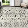 Promo 🤩 Miranda Haus Brent Diamond Trellis Slate Indoor Bohemian Area Rug ⭐