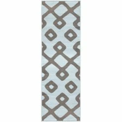 Brand new 🎁 Miranda Haus Diamond Modern Geometric Indoor Area Rug Collection Baby Blue ⭐ -Miranda Haus Shop unnamed file 3513