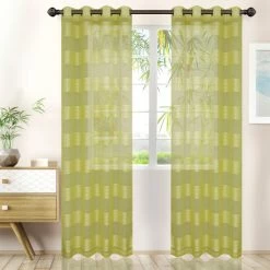 Coupon 🎁 Miranda Haus Alzane Rope Sheer Grommet Curtain Panel Set 👏 -Miranda Haus Shop unnamed file 3580