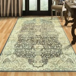 Cheapest 🥰 Miranda Haus Lumen Vintage Medallion Oriental Area Rug Collection Cream ⌛