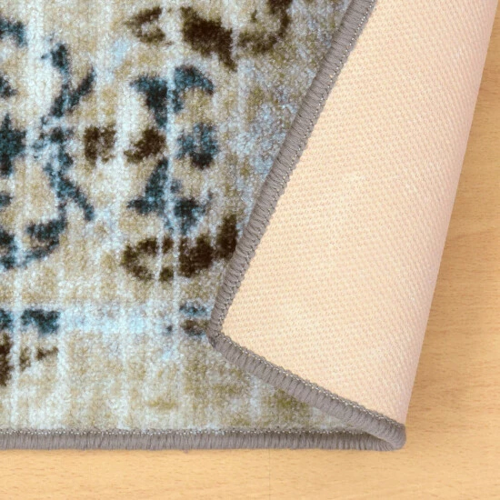 Outlet π₯ Miranda Haus Lani Printed Non-Slip Washable Indoor Area Rug Grey/cream βοΈ 6 Outlet π₯ Miranda Haus Lani Printed Non-Slip Washable Indoor Area Rug Grey/cream βοΈ - Image 4
