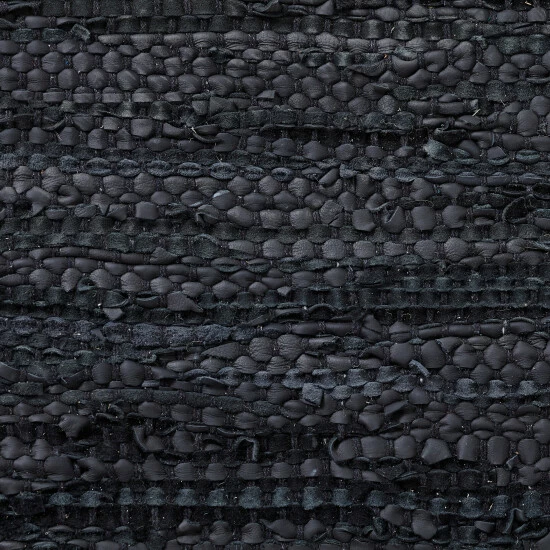 Brand new π Miranda Haus Hand-Woven Firma Leather Cotton And Jute Area Rug Steel Blue π― 8 Brand new π Miranda Haus Hand-Woven Firma Leather Cotton And Jute Area Rug Steel Blue π― - Image 6