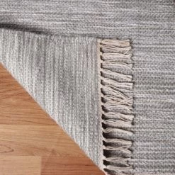 Hot Sale 😉 Miranda Haus Rustic Diamond Bohemian Handmade Wool Indoor Area Rug With Cotton Backing And Fringes Slate 🎁 -Miranda Haus Shop unnamed file 3605